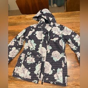 POWDER ROOM Floral Hooded Jacket
